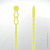 Blitzbinder gelb Länge 120 mm Durchmesser 3,5 mm