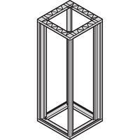 SCHROFF Cadre d'armoire universel Eurorack, 20 U 600W 800D
