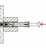 Fischer Langschaftdübel SXR 10 X 200 T mit Senkkopfschraube A4
