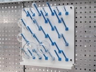 Draining rack without fluting LaboPlast�,50 x 50 cm, PVC comp. with attached rods