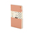 Modena A5 Premium Leather Notebook Rose Dust Pack of 10