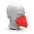 Artikelbild Masque respiratoire "Multi" FFP2 NR, kit de 10, noir, rouge