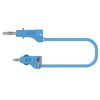 ELECTRO PJP 2110-CD1-50BL - CABLE DE MEDICIÓN (CONECTOR BANANA, 50 CM, 1 UNIDAD), COLOR AZUL