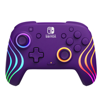 PDP Afterglow Wave Lila Gamepad Analóg/digitális Nintendo Switch, Nintendo Switch OLED