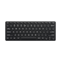 Perixx PERIBOARD-732B DE Tastatur Universal RF kabellos + USB QWERTZ Deutsch Schwarz