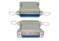 Cables Direct 25F - 36F Printer Adaptor 25 pin 36 pin Grey