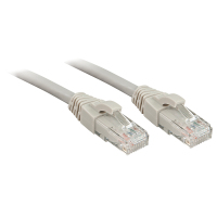 Lindy RJ-45/RJ-45 Cat.6 1m Netzwerkkabel Grau Cat6 U/UTP (UTP)