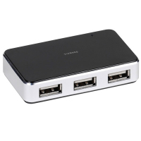 Vivanco IT USBHUB4PWR USB 2.0 4800 Mbit/s Schwarz