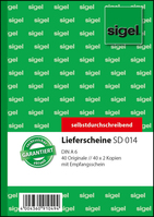 Sigel SD014 Notizbuch A6 40 Blätter Grün, Weiß