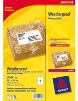 Avery Weatherproof Shipping Labels samoprzylepne etykiety Biały 100 szt.