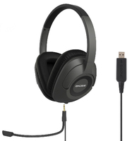 Koss SB42 USB Headset Bedraad Hoofdband Oproepen/muziek Zwart