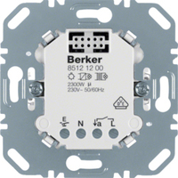 Berker 85121200 Leistungsrelais Metallisch, Weiß