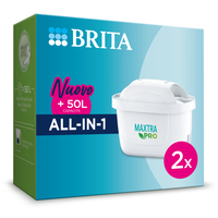 Brita Filtro per acqua MAXTRA PRO All-in-1 Pack 2 - NUOVA GENERAZIONE FILTRI - Per acqua di rubinetto dal gusto migliore e meno impurità
