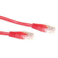 ACT IB8500 cable de red Rojo 0,5 m Cat6 U/UTP (UTP)