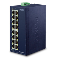 PLANET ISW-1600T Netzwerk-Switch Unmanaged Fast Ethernet (10/100) Blau