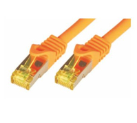 M-Cab PAC0032 hálózati kábel Narancssárga 0,25 M Cat7 SF/UTP (S-FTP)