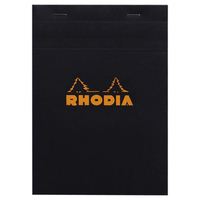 Rhodia 162009C schrijfblok & schrift A5 80 vel Zwart