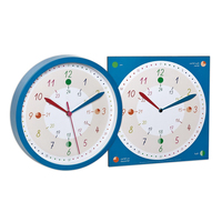TFA-Dostmann Tick & Tack Muur Quartz clock Rond Blauw, Wit