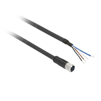Schneider Electric XZCP0941L10 sensor/actuator cable 10 m M8 Black