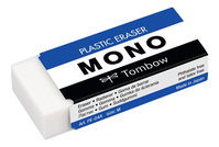 Tombow MONO vlakgum Polyvinyl chloride (PVC), Kunststof Wit 1 stuk(s)