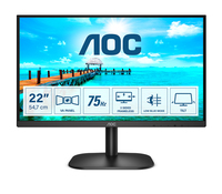 AOC B2 22B2DA LED display 54,6 cm (21.5") 1920 x 1080 pixels Full HD Noir
