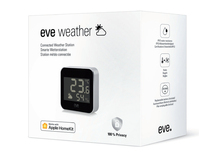 Eve 10EBS9901 temperatuur- & luchtvochtigheidssensor Binnen/buiten Temperatuur- & vochtigheidssensor Vrijstaand Draadloos