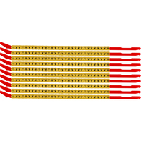 Brady SCNG-10-V Kabelmarkierer Schwarz, Gelb Nylon 300 Stück(e)