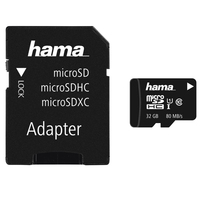 Hama 00213114 memoria flash 32 GB MicroSDHC UHS-I Clase 10