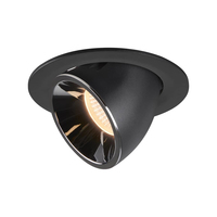 SLV Numinos Gimble L Spot lumineux encastrable Noir, Chrome LED 25,4 W E