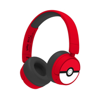 OTL Technologies Pokémon PK1000 Kopfhörer & Headset Verkabelt & Kabellos Kopfband Gaming USB Typ-C Bluetooth Rot, Weiß