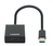 Manhattan USB-A to HDMI Cable, 1080p@60Hz, Converts USB 3.2 Gen1 (aka USB 3.0) signal to HDMI, 15cm, Black, Male to Female, Three Year Warranty, Retail Box