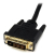 StarTech.com HDDVIFM8IN video átalakító kábel 0,203 M HDMI A-típus (Standard) DVI-D Fekete