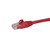 StarTech.com 2m CAT6 Ethernet Cable - Red CAT 6 Gigabit Ethernet Wire -650MHz 100W PoE RJ45 UTP Network/Patch Cord Snagless w/Strain Relief Fluke Tested/Wiring is UL Certified/TIA