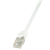 LogiLink 0.25m Cat.6 U/UTP RJ45 hálózati kábel Fehér 0,25 M Cat6 U/UTP (UTP)