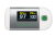 Medisana PM 100 monitor per il battito cardiaco Dito Argento, Bianco