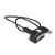 Brainboxes US-235 zmieniacz płci / kabli RS232 USB Czarny