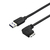 StarTech.com Slanke Micro USB 3.0 kabel haaks naar rechts 50cm