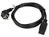 Lanberg CA-C19C-10CC-0018-BK câble électrique Noir 1,8 m CEE7/7 Coupleur C19