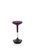 Dynamic KCUP1555 saddle chair Padded seat Purple Fabric Black 1 pc(s)