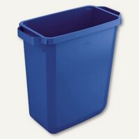 Durable Abfallbehälter DURABIN 60 L, rechteckig, lebensmittelecht, blau
