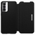 OtterBox Strada - Leder Flip Case - Samsung Galaxy S21 5G Shadow - Schwarz - ProPack (ohne Verpackung - nachhaltig) - Schutzhülle