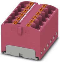 Verteilerblock 32A, 0,2-6qmm, pink PTFIX 12X4-G PK