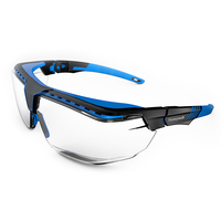 Honeywell 1035813 Avatar OTG Überbrille PC/TPU-Rahmen schwarz-blau, Scheibe PC k
