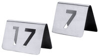 Tischnummernschild ausgestanzt Sammelartikelnummer
