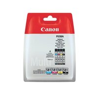 Canon CLI-581 CMYK Ink Cartridge Multi-Pack 2103C004 black, yellow, cyan, magenta