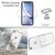 NALIA Tempered Glass Case compatible with iPhone XR, Protective Iridescent Holographic Hard Cover with Silicone Bumper, Transparent Shockproof & Scratch-Resistent Mobile Phone B...