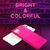 NALIA Bunte Neon Silikonhülle für Samsung Galaxy A22, Intensive Farbe Rutschfest Samtig Gummiert Pink