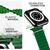 NALIA Silicone Bracelet Ocean Style Smart Watch Strap compatible with Apple Watch Strap Ultra/SE & Series 8/7/6/5/4/3/2/1, 42mm 44mm 45mm 49mm, iWatch Sports-Band Men Women Green