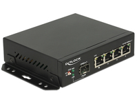 Gigabit Ethernet Switch 4 Port + 1 SFP, Delock® [87704]