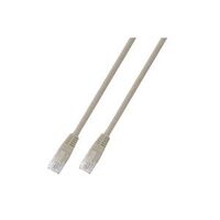 RJ45 Patchkabel U/UTP, Cat.6 3.0m grau, umspritzt